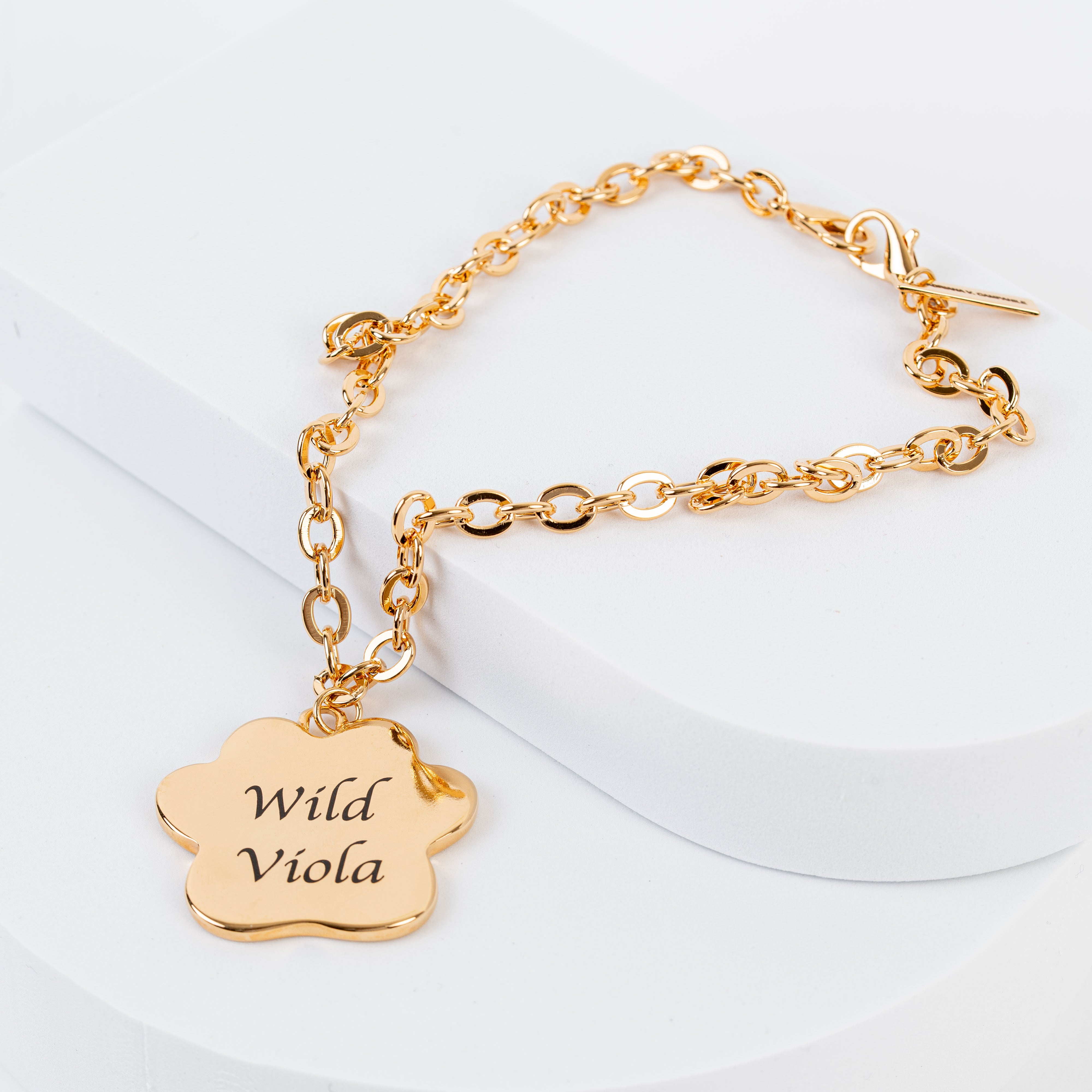 Charm Orma Smaltata Wild Viola