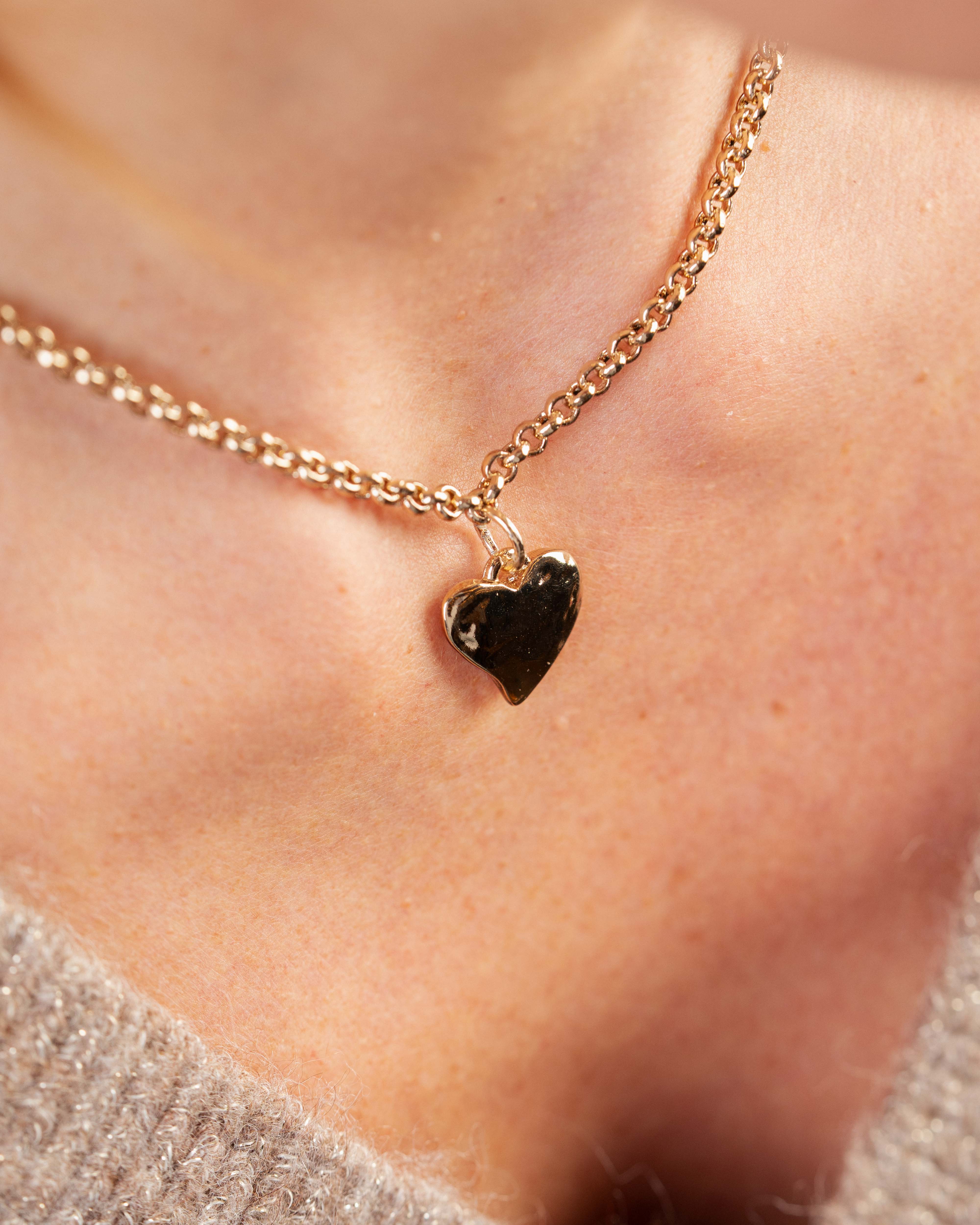 Collana Cuore Catena Corta