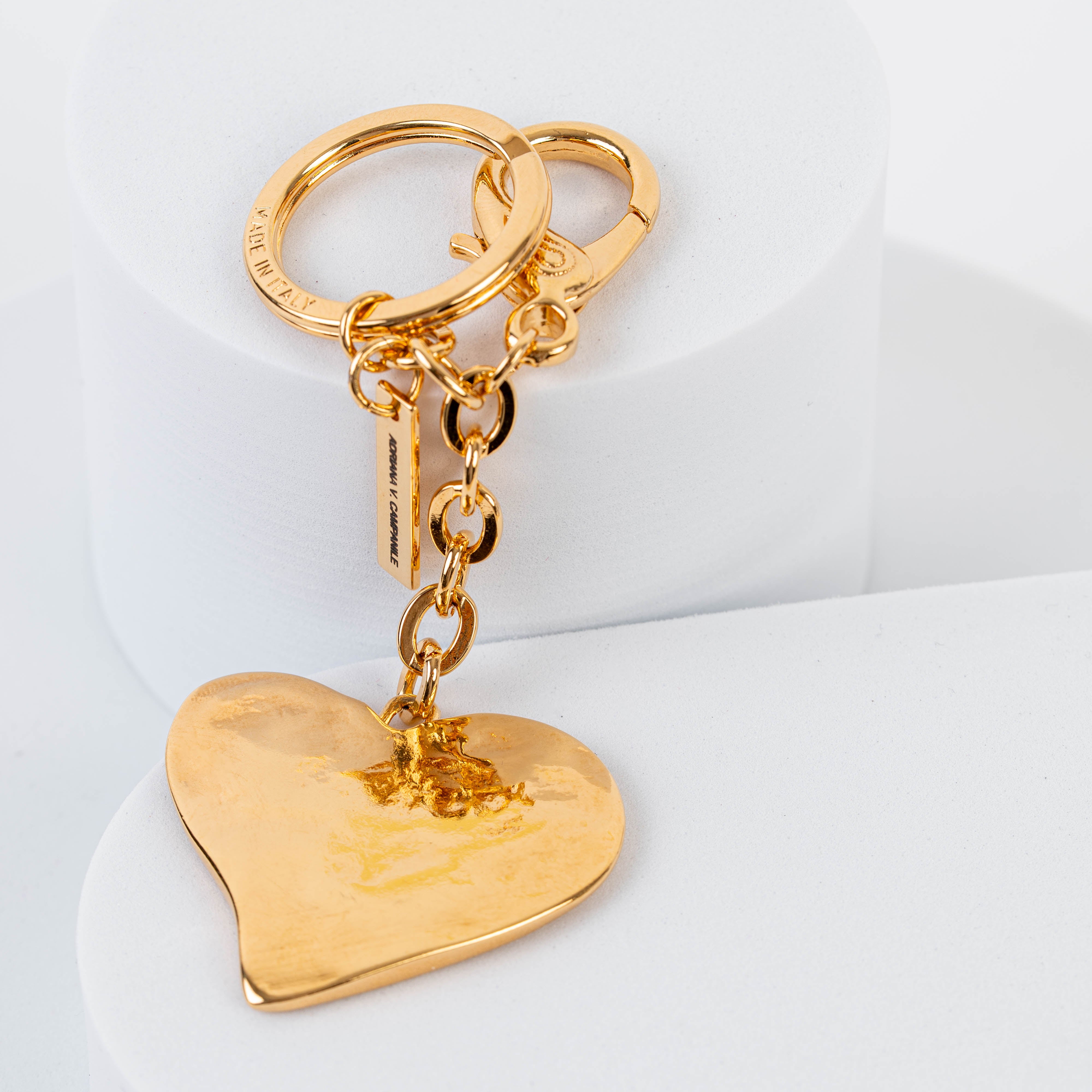 Portachiavi Cuore Oro 24 kt