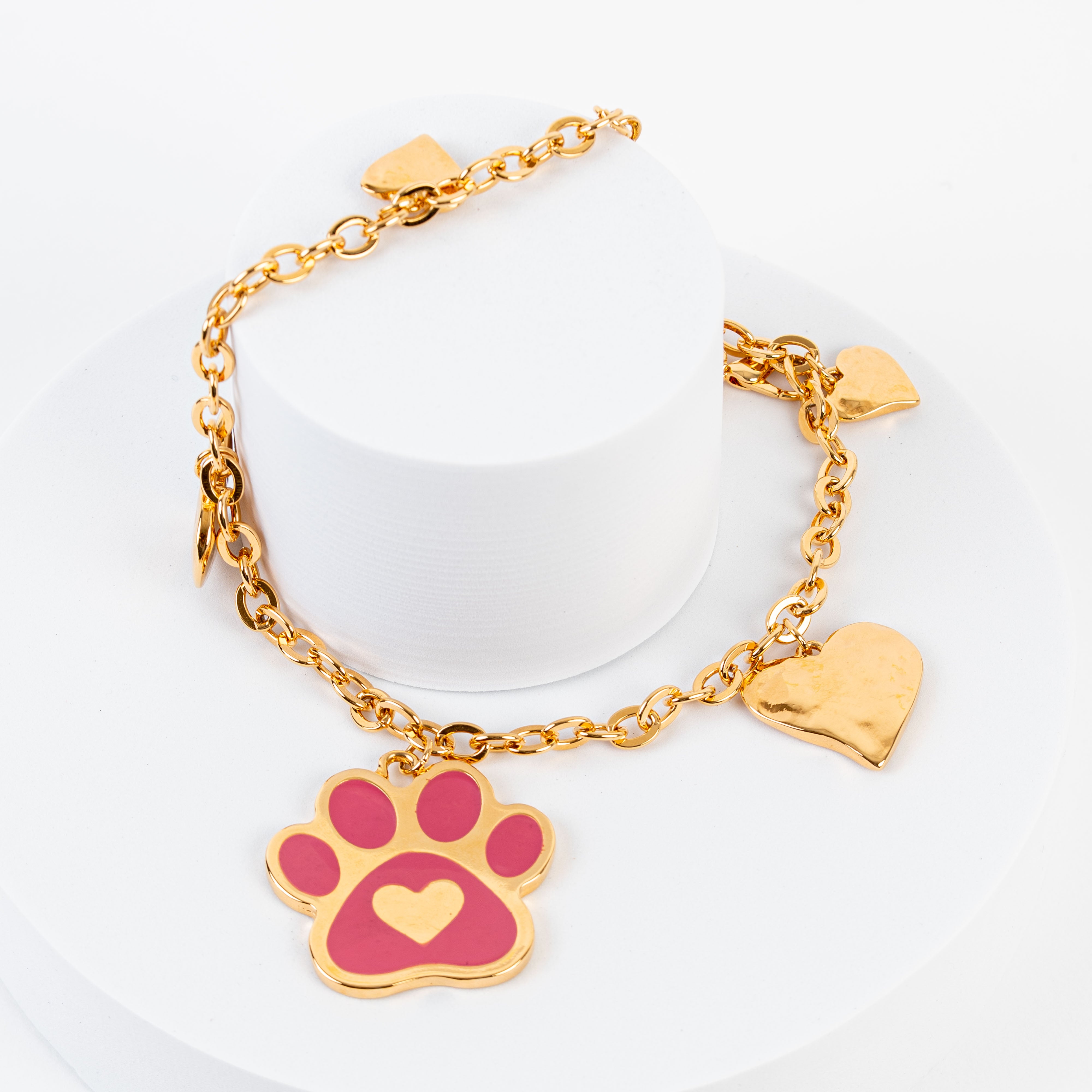 Charm Orma e Cuori Wild Viola