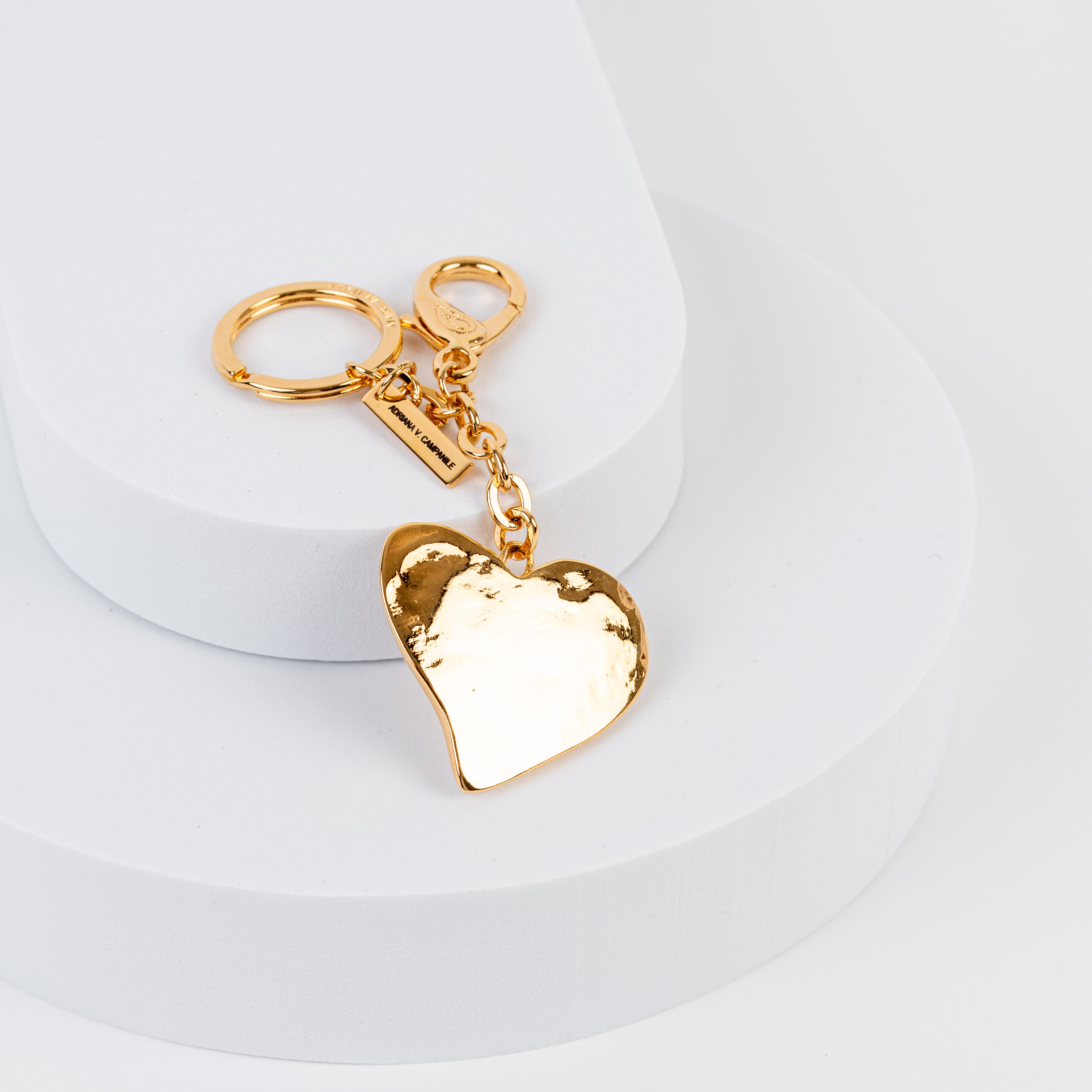 Portachiavi Cuore Oro 24 kt