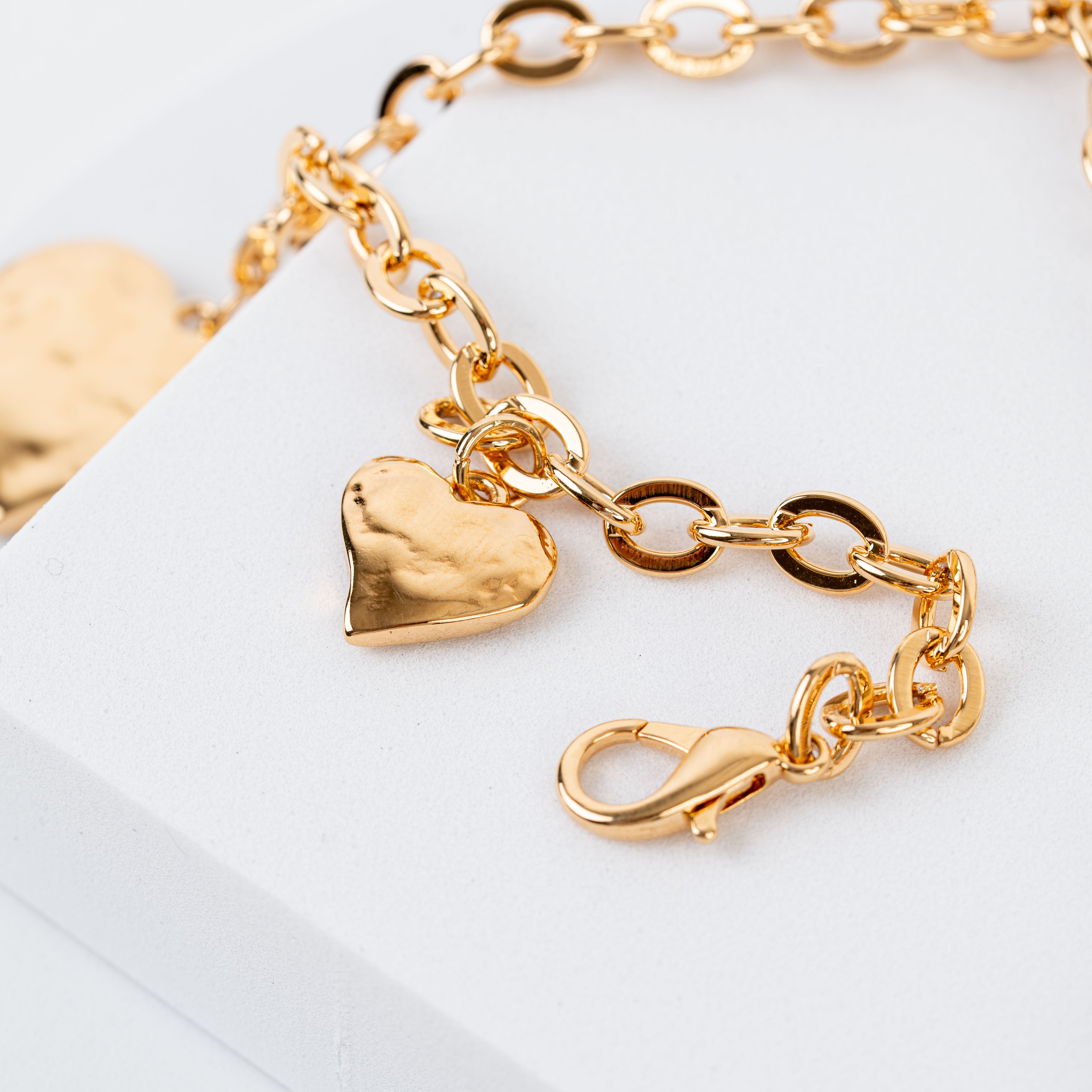 Charm Cuori Oro 24 kt