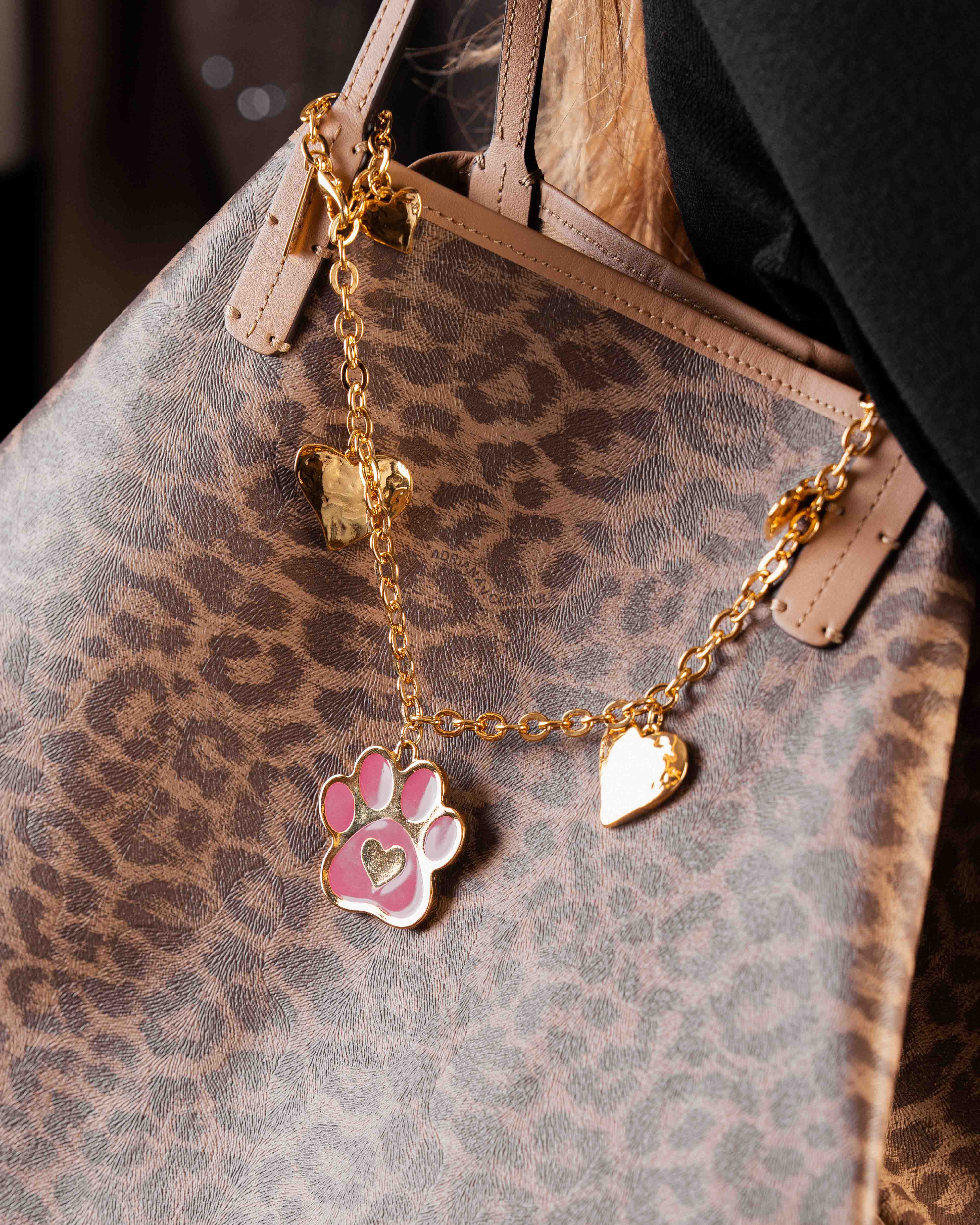 Charm Orma e Cuori Wild Viola